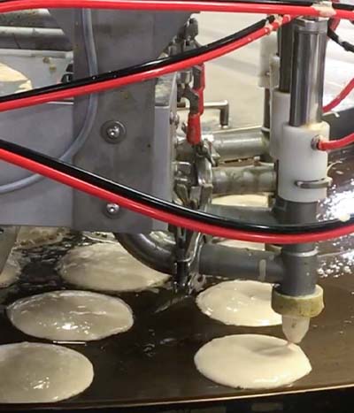 Beldos Belmulti 670 multi-piston depositor in use